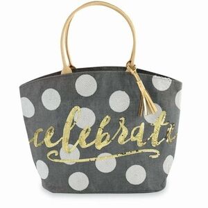 Mud Pie Bags Nwt Mud Pie “Celebrate” Dazzle Tote